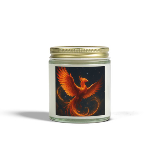 Celestial Phoenix Dance - Scented Candles, Coconut Apricot Wax (4oz, 9oz)