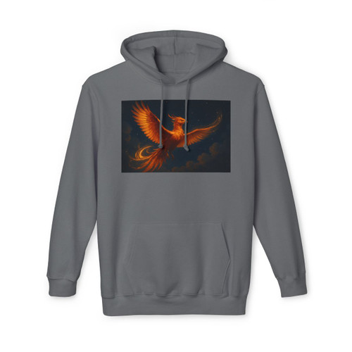 Celestial Phoenix Dance - Unisex Hooded Sweatshirt, Made in US