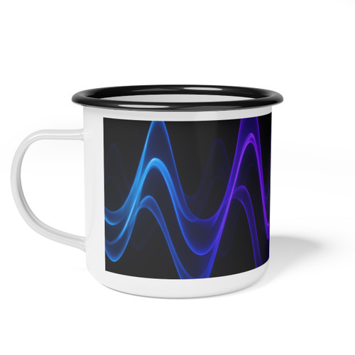 Rhythmic Waves - Enamel Camp Cup