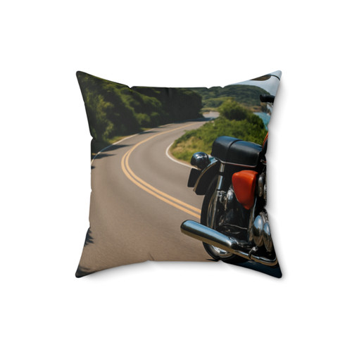 Freedom Ride - Spun Polyester Square Pillow
