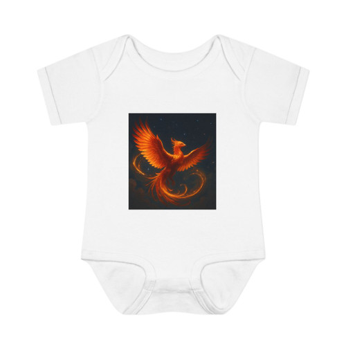Celestial Phoenix Dance - Infant Baby Rib Bodysuit