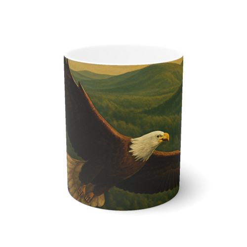 Whispers of Nature - White Ceramic Mug, 11oz and 15oz