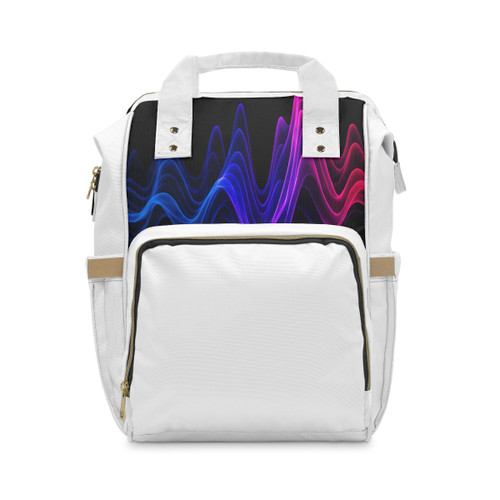 Rhythmic Waves - Multifunctional Diaper Backpack