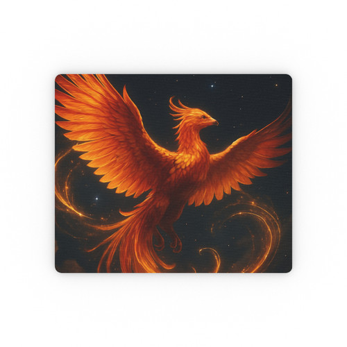 Celestial Phoenix Dance - Rectangular Mouse Pad
