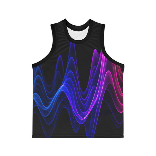 Rhythmic Waves - Unisex Basketball Jersey (AOP)