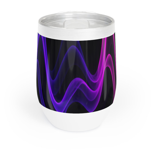 Rhythmic Waves - Chill Wine Tumbler