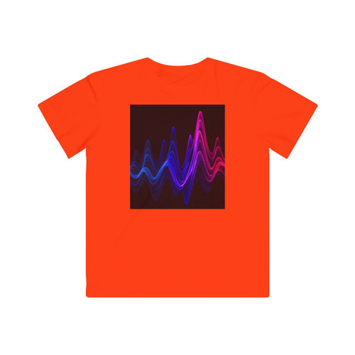 Rhythmic Waves - Kids Fine Jersey Tee