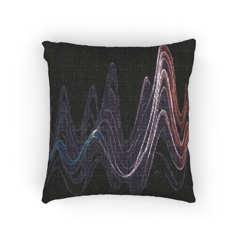 Rhythmic Waves - Woven Pillow