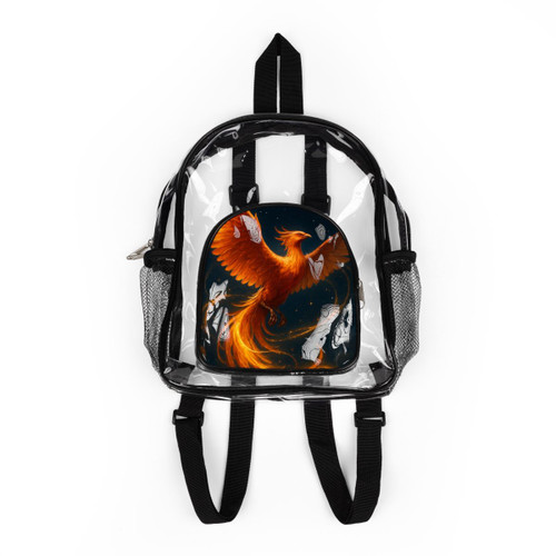 Celestial Phoenix Dance - Clear Stadium Backpack