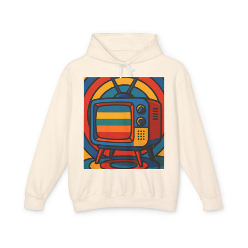 Retro Revolution - Unisex Lightweight Hooded Sweatshirt