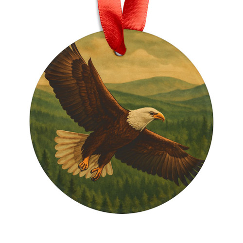 Whispers of Nature - Acrylic Ornament with Ribbon