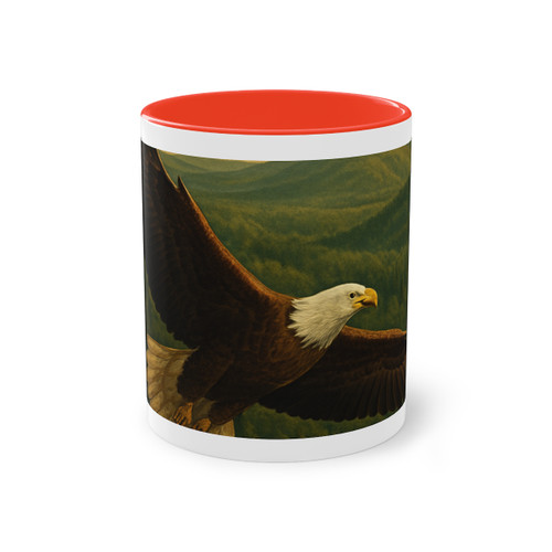 Whispers of Nature - Two-Tone Coffee Mug, 11oz