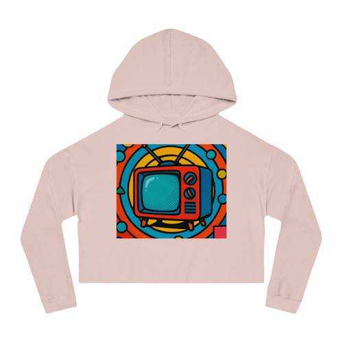 Retro Revolution - Women’s Cropped Hooded Sweatshirt