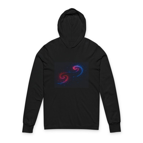 Entangled Dimensions - Unisex Hooded Long Sleeve Tee