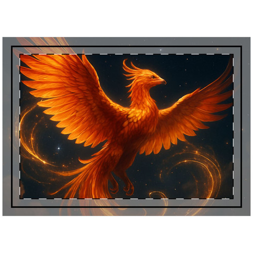 Celestial Phoenix Dance - Throw Pillow