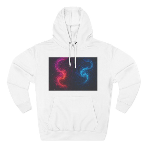 Entangled Dimensions - Three-Panel Fleece Hoodie