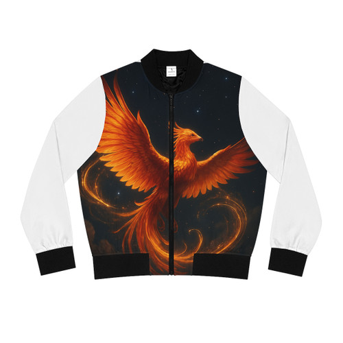Celestial Phoenix Dance - Women's Bomber Jacket (AOP)
