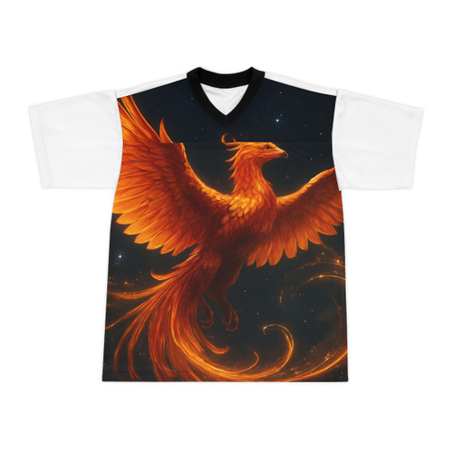 Celestial Phoenix Dance - Unisex Football Jersey (AOP)