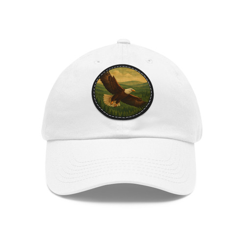 Whispers of Nature - Dad Hat with Leather Patch (Round)