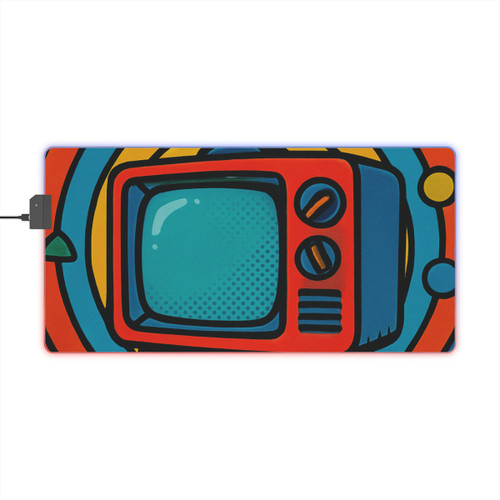 Retro Revolution - LED Gaming Mouse Pad