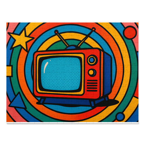 Retro Revolution - Jigsaw Puzzle with Tin