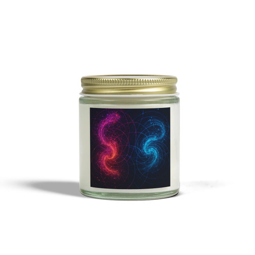 Entangled Dimensions - Scented Candles, Coconut Apricot Wax (4oz, 9oz)