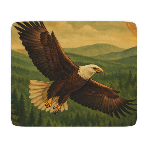 Whispers of Nature - Tan Sherpa Blanket