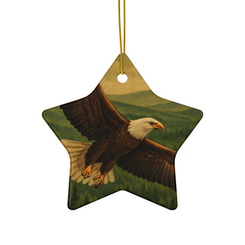 Whispers of Nature - Ceramic Ornament, 4 Shapes