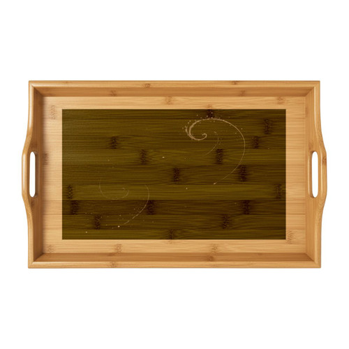 Entangled Dimensions - Bamboo Serving Tray (Engraving)