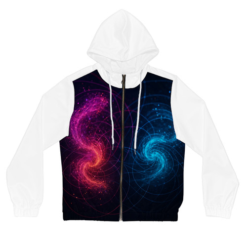 Entangled Dimensions - Women’s Full-Zip Hoodie (AOP)