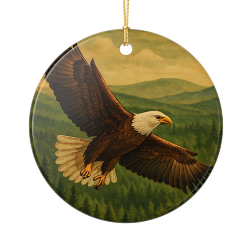 Whispers of Nature - Ceramic Ornaments (2-Side Print)