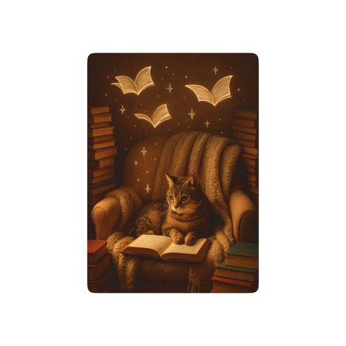 Whimsical Reading Haven - Poker Playing Cards