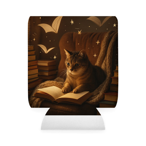 Whimsical Reading Haven - Can Cooler Sleeve
