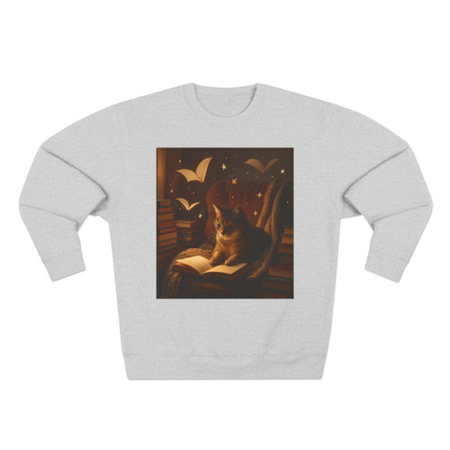 Whimsical Reading Haven - Unisex Crewneck Sweatshirt