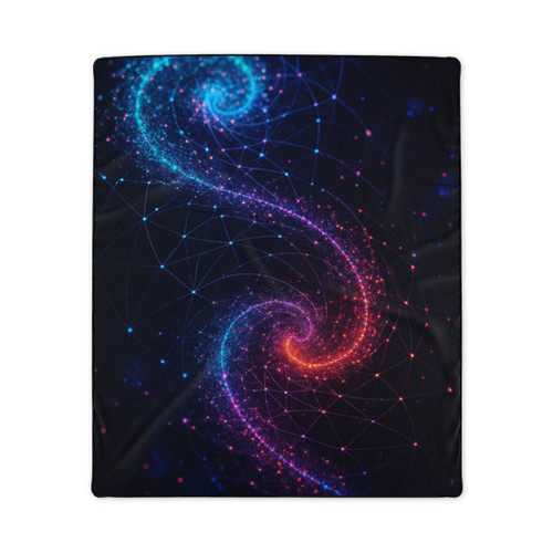 Entangled Dimensions - Polyester Blanket