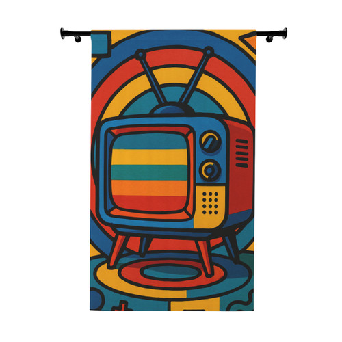 Retro Revolution - Window Curtains (1 Piece)