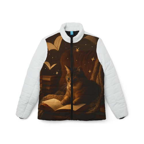 Whimsical Reading Haven - Women’s Puffer Jacket (AOP)