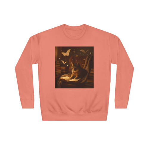 Whimsical Reading Haven - Unisex Crew Sweatshirt
