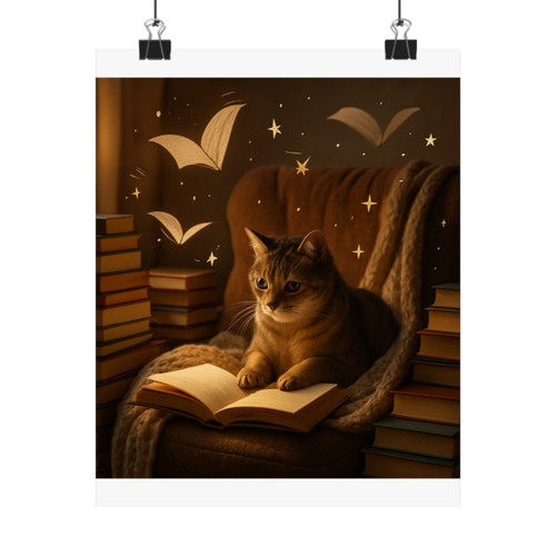 Whimsical Reading Haven - Matte Vertical Posters