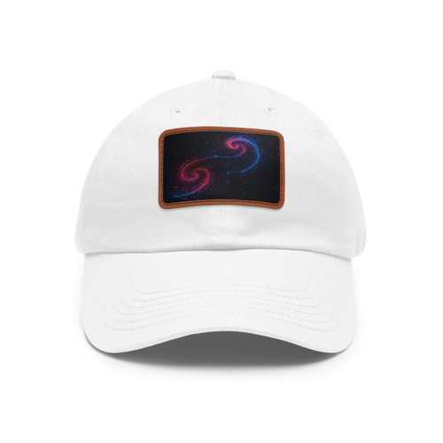 Entangled Dimensions - Dad Hat with Leather Patch (Rectangle)
