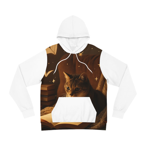Whimsical Reading Haven - Fashion Hoodie (AOP)