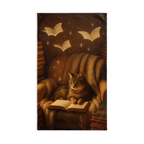 Whimsical Reading Haven - Hand Towel