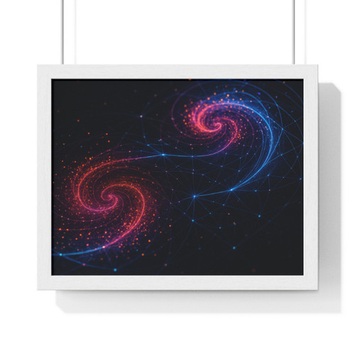 Entangled Dimensions - Horizontal Framed Poster