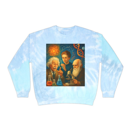 Curiosity Unleashed - Unisex Tie-Dye Sweatshirt