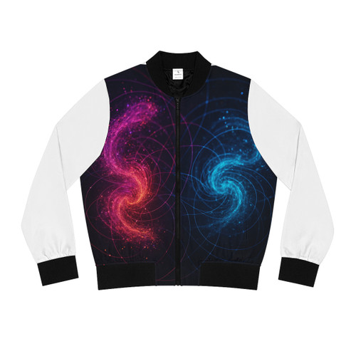 Entangled Dimensions - Women's Bomber Jacket (AOP)