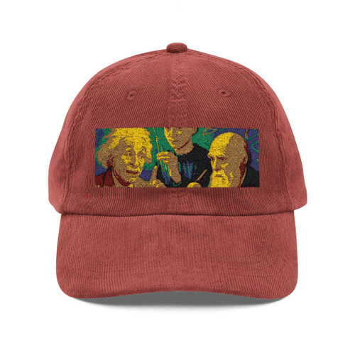 Curiosity Unleashed - Vintage Corduroy Cap (Embroidery)