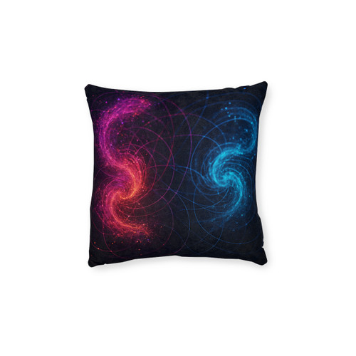 Entangled Dimensions - Square Pillow
