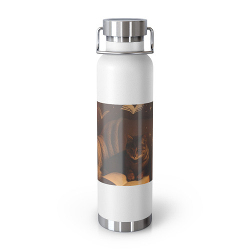 Whimsical Reading Haven - Copper Vacuum Insulated Bottle, 22oz