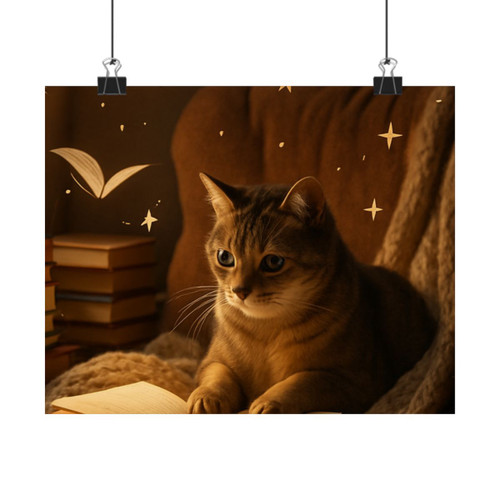 Whimsical Reading Haven - Matte Horizontal Posters
