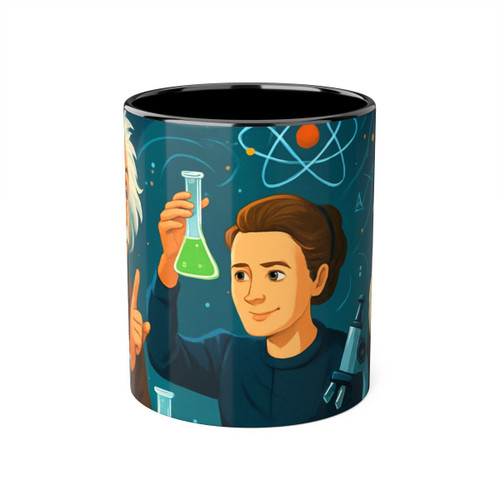Curiosity Unleashed - Accent Mugs, 11oz